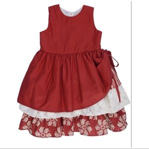 Persnickety Ellie dress red girls 12